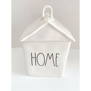 Rae Dunn "HOME" Birdhouse Canister Cookie Jar